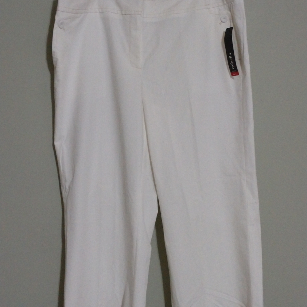 Rafaella Crop Pant Off White Size 18W